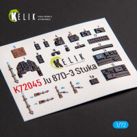 Junkers Ju 87D-3 Stuka - Interior 3D Decal for Special...
