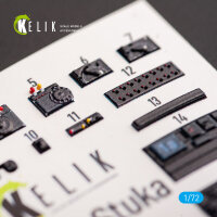 Junkers Ju 87D-3 Stuka - Interior 3D Decal for Special...