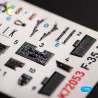F-35A interior 3D decals for Tamiya kit