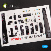F-15I IAF Ra`am - interior 3D decals for GWH kit