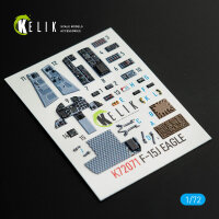 F-15J Eagle interior 3D decals for PLATZ kit