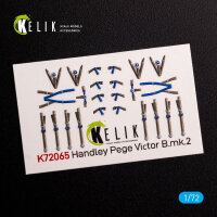 Handley Page Victor B Mk2 interior 3D decals for Airfix kit