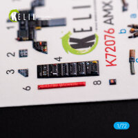 Amx Ghibli interior 3D decals for Italeri kit
