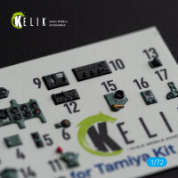 A6M5 Zero - interior 3D decals for Tamiya kit