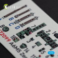 A6M5 Zero - interior 3D decals for Tamiya kit