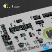 A6M5 Zero - interior 3D decals for Tamiya kit