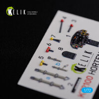 Horten Go 229 interior 3D decals for Revell kit