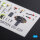 Horten Go 229 interior 3D decals for Revell kit