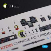 Chinese FC-1 Fierce Dragon interior 3D decals for...