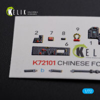 Chinese FC-1 Fierce Dragon interior 3D decals for Trumpeter kit
