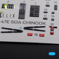 MH-47E interior 3D decals for Italeri kit