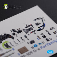 BF109 G-6 interior 3D decals for Tamiya kit