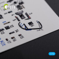 BF109 G-6 interior 3D decals for Tamiya kit