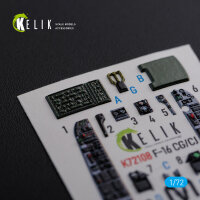 F-16 CG/CJ interior 3D decals for Academy kit