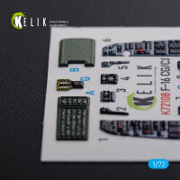 F-16 CG/CJ interior 3D decals for Academy kit
