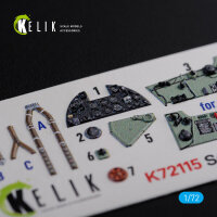 Sea Hurricane Mk I interior 3D decals for Arma Hobby kit