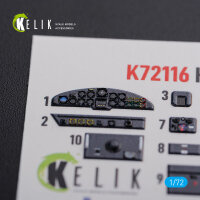 He-111 H6 interior 3D decals for Airfix kit