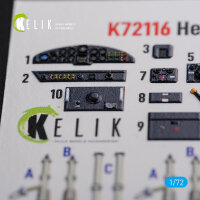 He-111 H6 interior 3D decals for Airfix kit