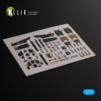 Mirage 2000D interior 3D decals forModelSvit kit