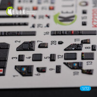 Mirage 2000D interior 3D decals forModelSvit kit