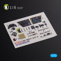BF109-F2/F4 interior 3D decals for Fine Molds kit