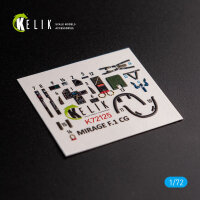 MIRAGE F.1 CG - interior 3D decals for SpecialHobby kit