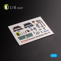 Gloster Gladiator Mk.I/II - interior 3D decals for Airfix...