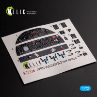 AVRO VULCAN B.2 Rear cockpit - interior 3D decals for...