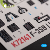 F-35B - interior 3D decals for Tamiya kit