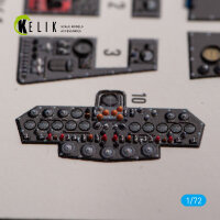 Vickers Valiant B(PR)K.1 front cockpit - interior 3D decals for Airfix kit