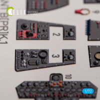 Vickers Valiant B(PR)K.1 front cockpit - interior 3D decals for Airfix kit