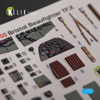 Bristol Beauhfighter TF.X - interior 3D decals for Airfix...