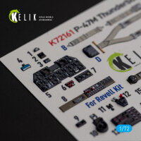 P-47M Thunderbolt- interior 3D decals for Revell kit