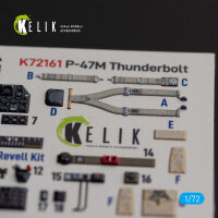 P-47M Thunderbolt- interior 3D decals for Revell kit
