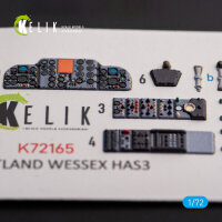 Westland Wessex HAS.3 - interior 3D decals for Italeri kit