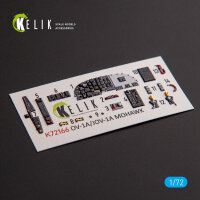 OV-1A/JOV-1A MOHAWK - interior 3D decals for ClearProp kit