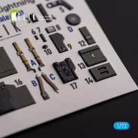 ?-38J Lightning - interior 3D decals for Italeri/Academy kit