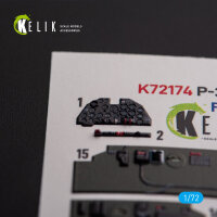?-38J Lightning - interior 3D decals for Italeri/Academy kit
