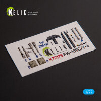 FW-189C/V-6 - interior 3D decals for ICM kit