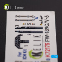 FW-189C/V-6 - interior 3D decals for ICM kit