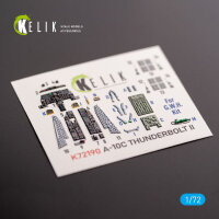 A-10C Thunderbolt II - interior 3D decals for GWH kit