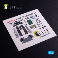 A-10C - interior 3D decals for Hasegawa kit