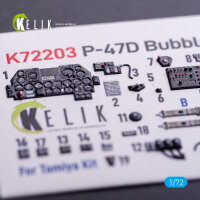 P-47D Bubbletop - interior 3D decals for Tamiya kit