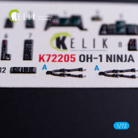 OH-1 NINJA - interior 3D decals for Aoshima kit