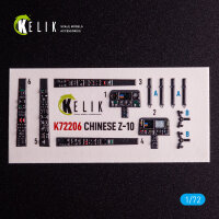 Z-10 Chinese - interior 3D decals for HobbyBoss kit