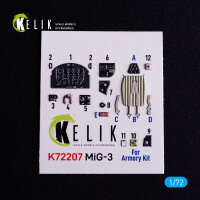 MiG-3 - interior 3D decals for Armory kit