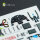 F-8E Crusader - interior 3D decals for Academy kit