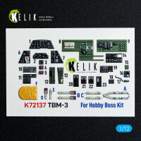 TBM-3 Avenger - interior 3D decals for HobbyBoss kit