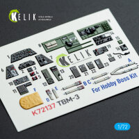 TBM-3 Avenger - interior 3D decals for HobbyBoss kit