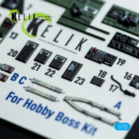 TBM-3 Avenger - interior 3D decals for HobbyBoss kit